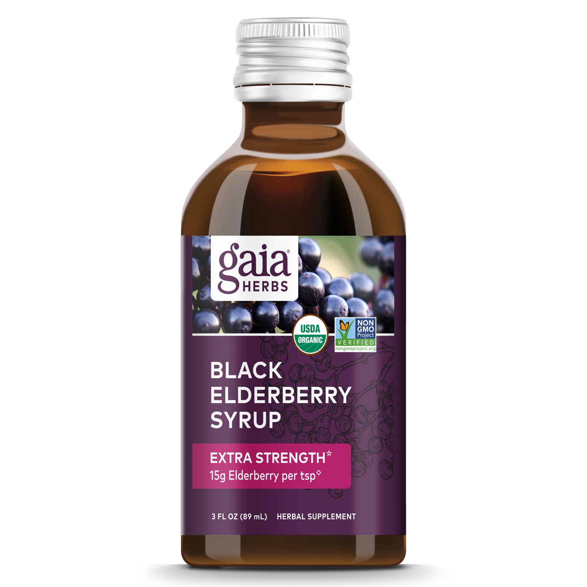 Extra Strength Black Elderberry Syrup ||3oz