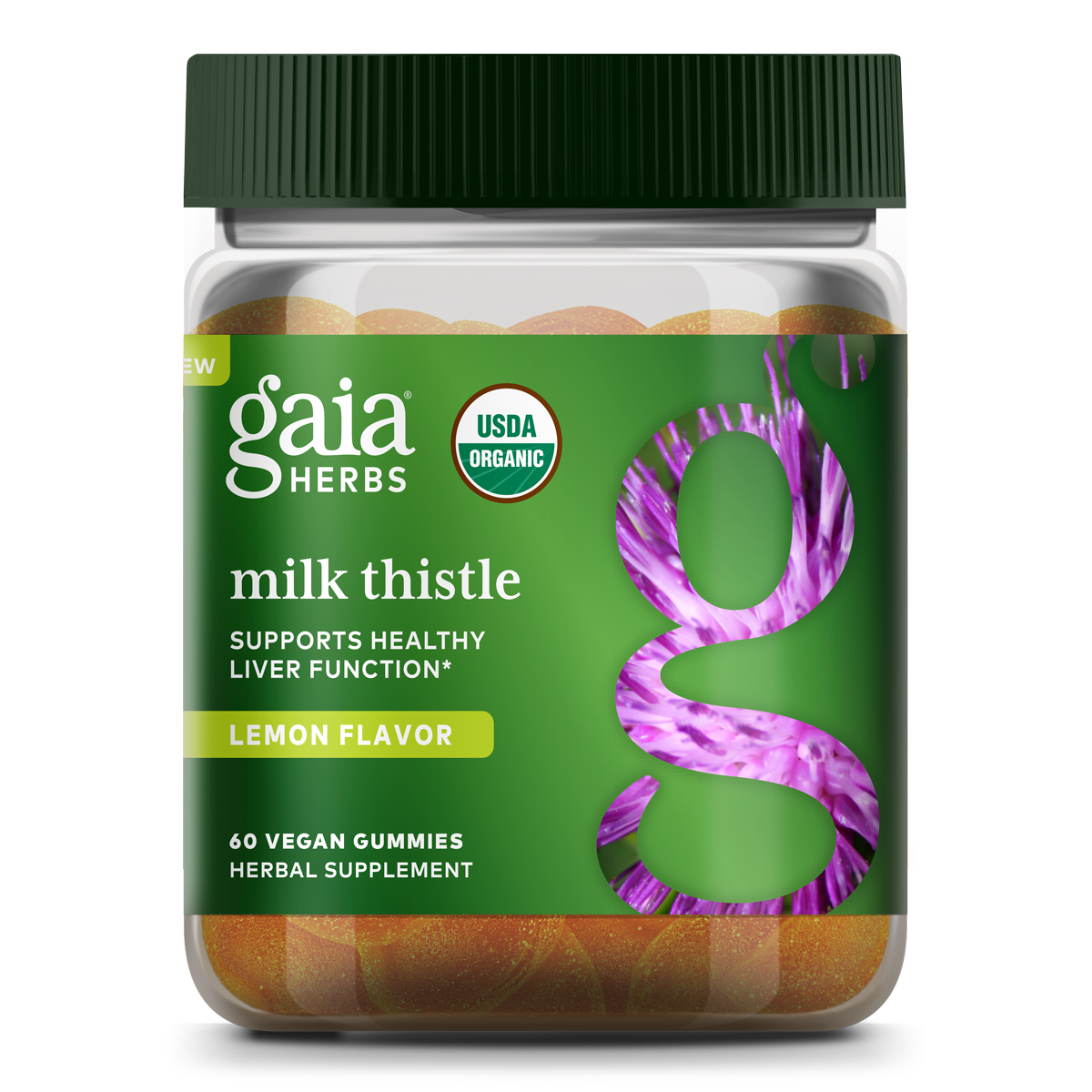 Gaia Herbs Milk Thistle Gummies || 60 ct