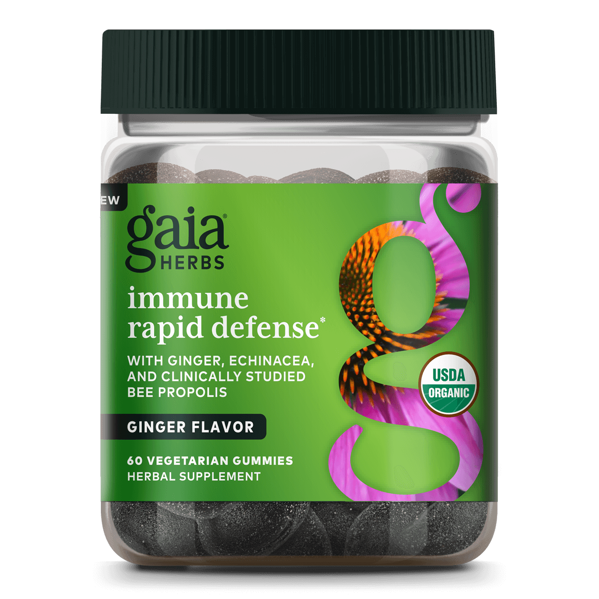 Gaia Herbs Immune Rapid Defense Gummies || 60 ct